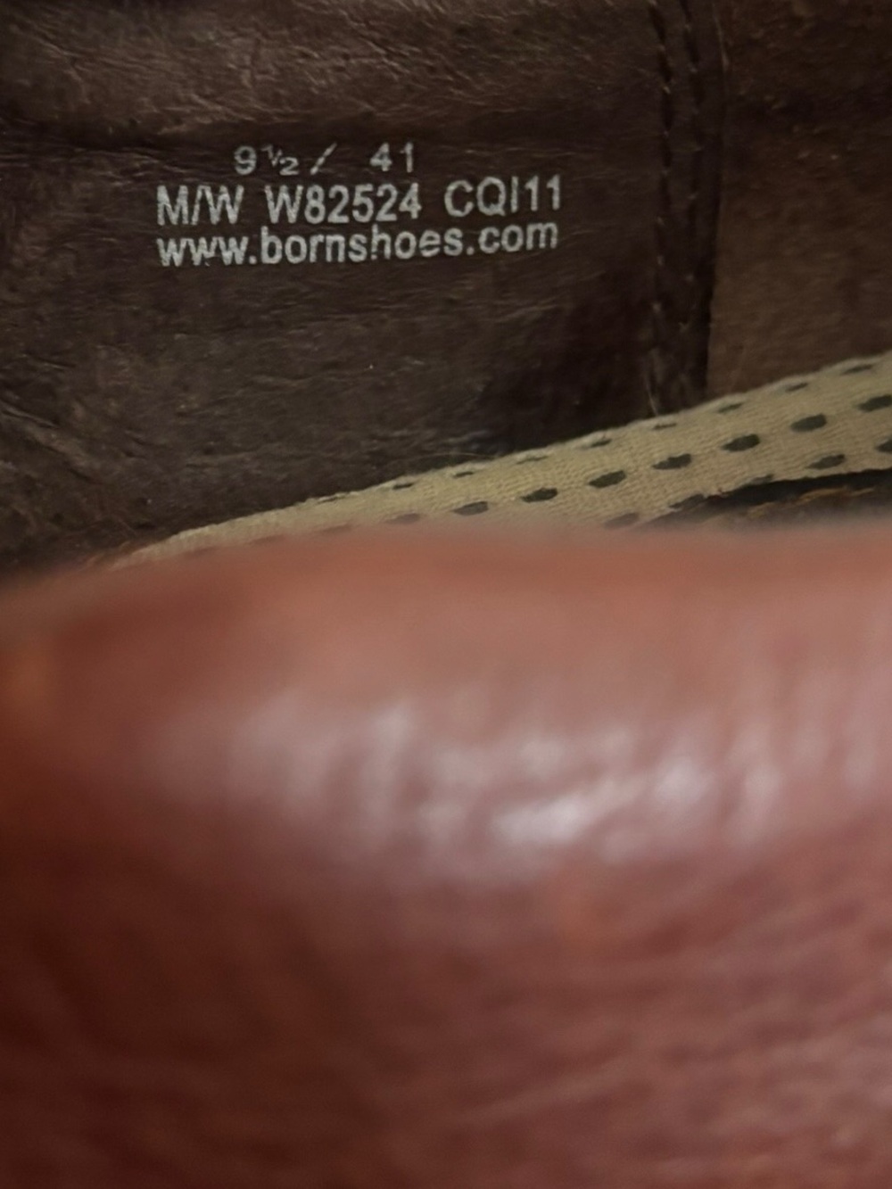 Born Phoebe Classic Slip On Leather Comfort Loafers Caramel Brown Size 9.5 - Picture 8 of 9